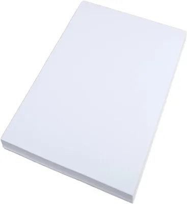 Imagen del producto de Cartulina A4, 350 g/m², 100 hojas, blanca, ideal para proyectos de manualidades creativas