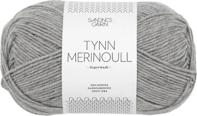 Produktbild von Sandnes Tynn Merinoull 50g 1042 grey mottled
