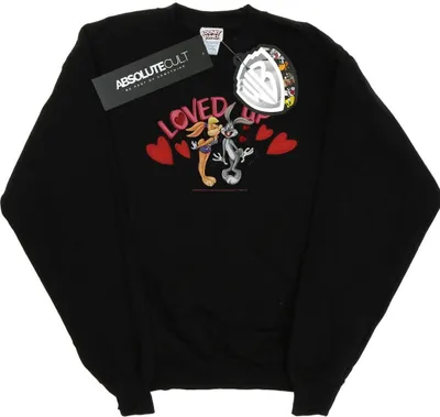 Produktbild von Looney Tunes - "Valentine's Day Loved Up" Sweatshirt für Herren BI32995 (5XL) (Schwarz)