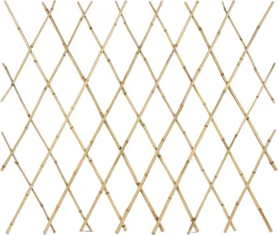 Image de BURI 10 x treillis de jardin bambou treillis pour plantes grimpantes aide protection visuelle pliable