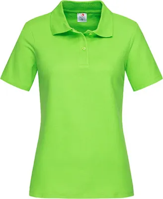 Immagine prodotto di Stedman ST3100 | Polo donna Piqué 100 - Colore: Verde Kiwi - Taglia: L