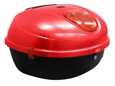 Produktbild von RACCEWAY® Hecktasche für CENTURY Elektroroller, rot glänzend