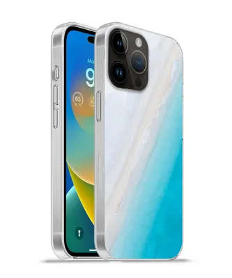 Produktbild von MuchoWow® Handyhülle Schutzhülle Hülle für Apple iPhone 14 Pro Max Strand - Meer - Blau Silikon Softcase Handy Hülle - Hardcover