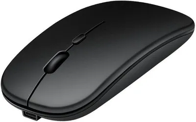 Productafbeelding van Draadloze, stille muis, geschikt voor USB en Type-C, dual-mode, voor MacBook, laptop, Mac, Chromebook, PC, zwart