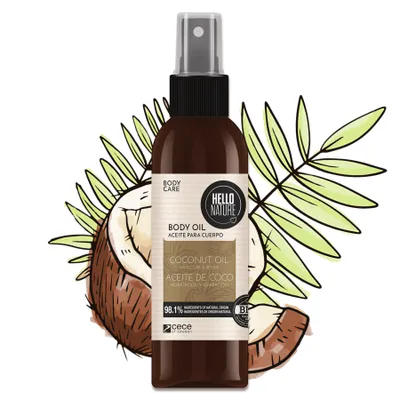Produktbild von Kokosnussöl Hautöl Body Öl Bio Kokosöl Coconut Oil Körperpflege Naturkosmetik 130ml