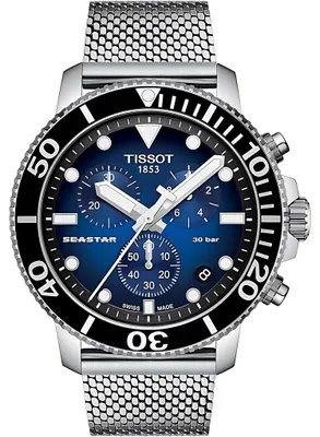 Produktbild von Herrenuhr Tissot Seastar 120.417.11.041.02, Grau / Blau