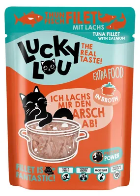 Obrázek produktu pro Lucky Lou 62911, Dospělý jedinec, Jakékoli plemeno, Losos, Tuňák, 70 g, Bez obilovin