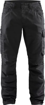 Produktbild von Blakläder Service Arbeitshose Denim Stretch 1439, Farbe:Schwarz/Schwarz, Größe:C148