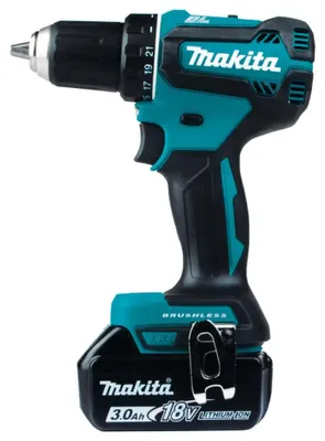 Produktbild von Makita Akku-Bohrschrauber 18V | 2x 3,0 Ah Akkus + Ladegerät im MAKPAC