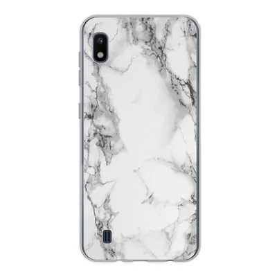 Produktbild von MuchoWow® Handyhülle Schutzhülle Hülle für Samsung Galaxy A10 Marmor - Stein - Weiß - Grau - Schwarz - Marmoroptik Silikon Softcase Handy Hülle - Schutzhülle