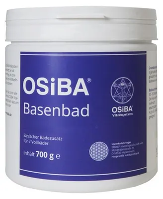 Produktbild von OSiBA Basenbad 700g mineralischer Badezusatz für Voll- und Fußbäder