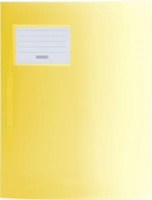 Produktbild von Schnellhefter Fact! A4 PP gelb Packung mit 10 Stück