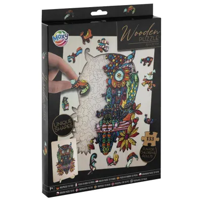 Produktbild von Andere Marken Moxy hölzerne Puzzle Eule 133 Stück