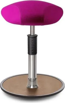 Produktbild von Sitz- Stehhocker Free Regular Triangel kvadrat Divina Mel. Pink Chrom /Natur.