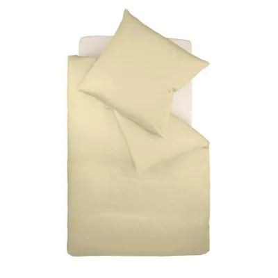 Produktbild von Fleuresse Mako-Satin-Bettwäsche Colours, beige