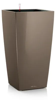 Obrázek produktu pro Lechuza Samozavlažovací květináč Cubico Premium 40 cm, hnědá