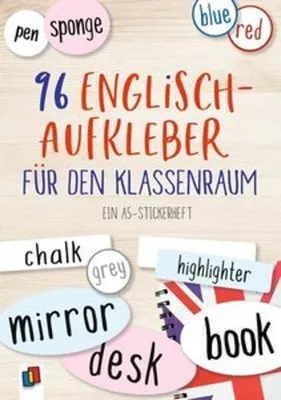 Obrázek produktu pro 96 Englisch-Aufkleber für den Klassenraum