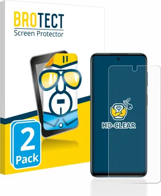 Produktbild von 2x Für Motorola Moto G42 Schutzfolie BROTECT Displayschutz Display Schutz Folie Klar Transparent