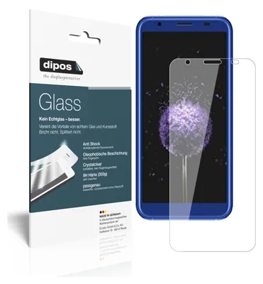Produktbild von 2x Schutzfolie für Doogee X50L - Anti-Shock 9H Folie dipos Glass Kunststoffglas