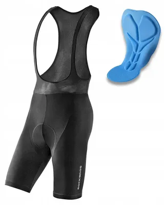 Zdjęcie produktu dla ROCKBROS SPODENKI ROWEROWE KRÓTKIE Z SZELKAMI PIANKOWĄ WKŁADKĄ r. M MĘSKIE
