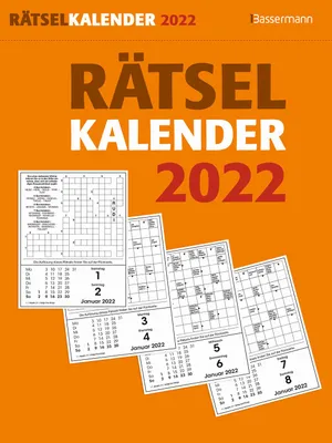 Produktbild von Krüger, E: Rätselkalender 2022 Abreißkalender