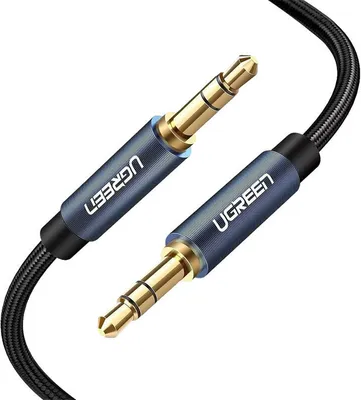 Zdjęcie produktu dla UGREEN AV122 Kabel jack 3,5mm AUX 2m (czarny)