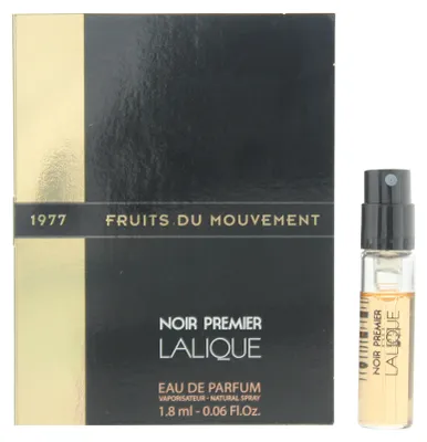 Image de Lalique, Noir Premier - Fruits du Mouvement, Eau de Parfum, Unisexe, flacon de 1,8 ml