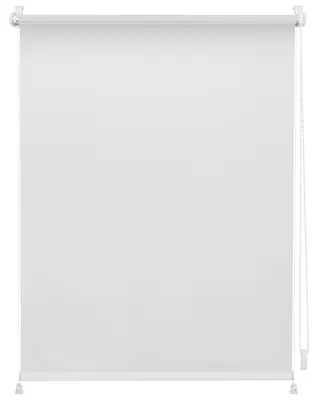 Produktbild von Lichtblick Rollo Klemmfix, ohne Bohren, verspannt, Verdunkelung Weiß, 150 cm, 45 cm x 150 cm (B x L)