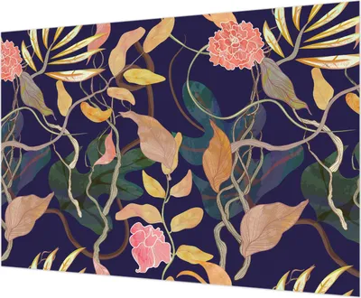 Produktbild von Wandtapete - Dekorative Tapete für Wohnzimmer - Tapetenfolie für Wanddekoration - 208x146 cm - Pflanzeneleganz