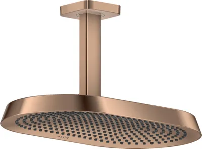 Immagine prodotto di hansgrohe AXOR ShowerSphere Douche de tête 370/220 2jet avec raccordement au plafond, 39757300, 39757300
