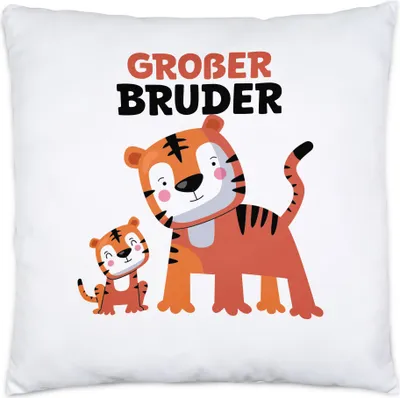Produktbild von Großer Bruder Kissen Geschwister Bruderliebe Katzen Geborgenheit Beschützer Welt Liebe Bro Familie Kleinkind
