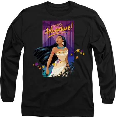 Imagen del producto de Camiseta uni para hombre/mujer, diseño "Land Of Adventure" de Pocahontas, modelo TV14551 (talla L), color