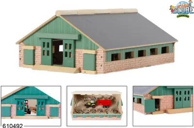 Produktbild von Van Manen Bauernhof-Schuppen 21,2x30x11,2 cm im Maßstab 1:87