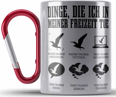 Produktbild von Trendation - Taubenzüchter Taube Geschenk Taubenzucht Geschenkidee Tauben Grafik Taubenflüsterer (Rot)