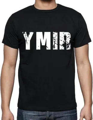 Produktbild von Herren Grafik T-Shirt Ymir Öko-Verantwortlich Vintage Jahrgang Kurzarm Lustige Druck Geburtstag Geschenk Mann