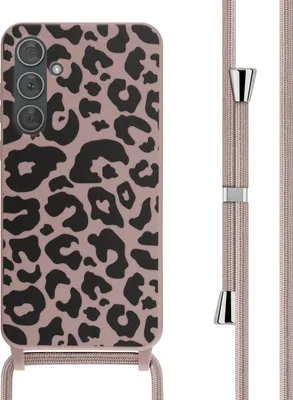 Zdjęcie produktu dla imoshion Silikonowe etui ze sznurkiem do Samsung Galaxy A35 - Animal Pink