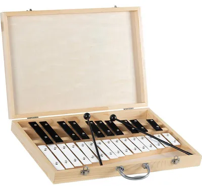 Obrázok produktu pre Zvonkohra s drevenou skrinkou, model 00105759, chromatická
