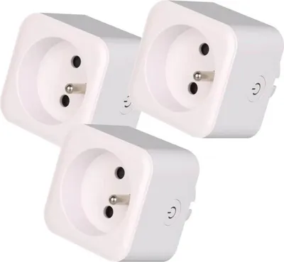 Image de IMMAX NEO 3x SOcket Smart socket intérieur v3 avec broche, type E, Zigbee