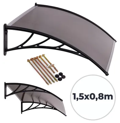 Obrázek produktu pro Stříška na vstupní dveře 150x80 cm z polykarbonátu