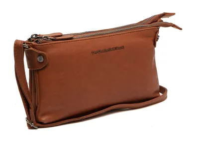 Zdjęcie produktu dla Skórzana torba na ramię Sisli marki Chesterfield w kolorze koniakowym, jasnobrązowym