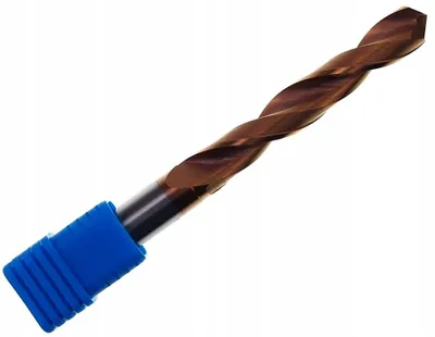 Produktbild von KNS Hartmetallbohrer VHM 9.8mm TiSiN 5xD beschichtet