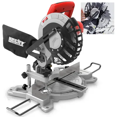 Produktbild von HECHT 813 Kappsäge mit Laser | 210 mm Ø-HM Sägeblatt | Gehrungsschnitte | 1400 W | 5000 U/min