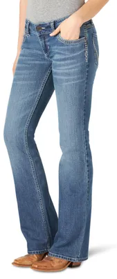 Image de Wrangler Retro Sadi, coupe droite, taille basse, modèle Tiffany, taille 15, pointure 34