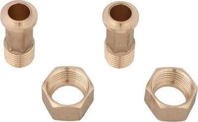 Produktbild von Js Wz-Verschraubungs-Set,M.plomb. Ag1/2"Xig3/4",Ms-Blank,Vpe 2St.