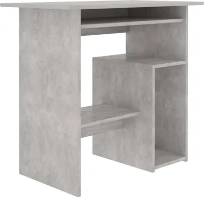 Immagine prodotto di Scrivania Grigio Cemento 80x45x74 cm in Legno Multistrato