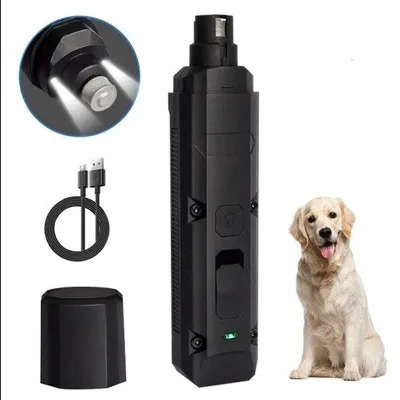 Produktbild von Elektrische Nagelpfeile für Hunde, schwarz, 8000 RPM, oplaadbaar