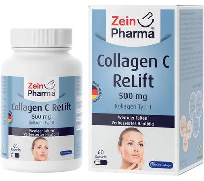 Image de ZeinPharma Collagène C ReLift 500 mg gélules, 60 gélules