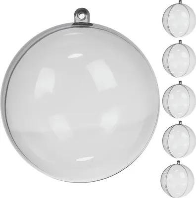 Obrázek produktu pro Ruhhy Transparentní cetky 10 cm - sada 5 ks 22276