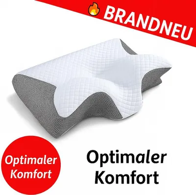 Produktbild von Nackenkissen Memory Foam ergonomisches orthopädisches Schlafkissen Nackenstütze
