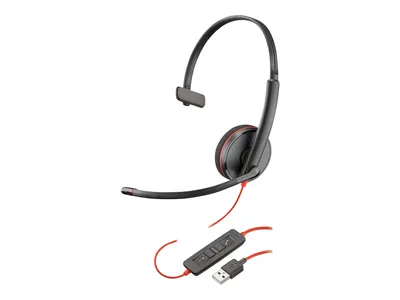 Produktbild von Plantronics Blackwire C3210 USB-A Headset schwarz - neu